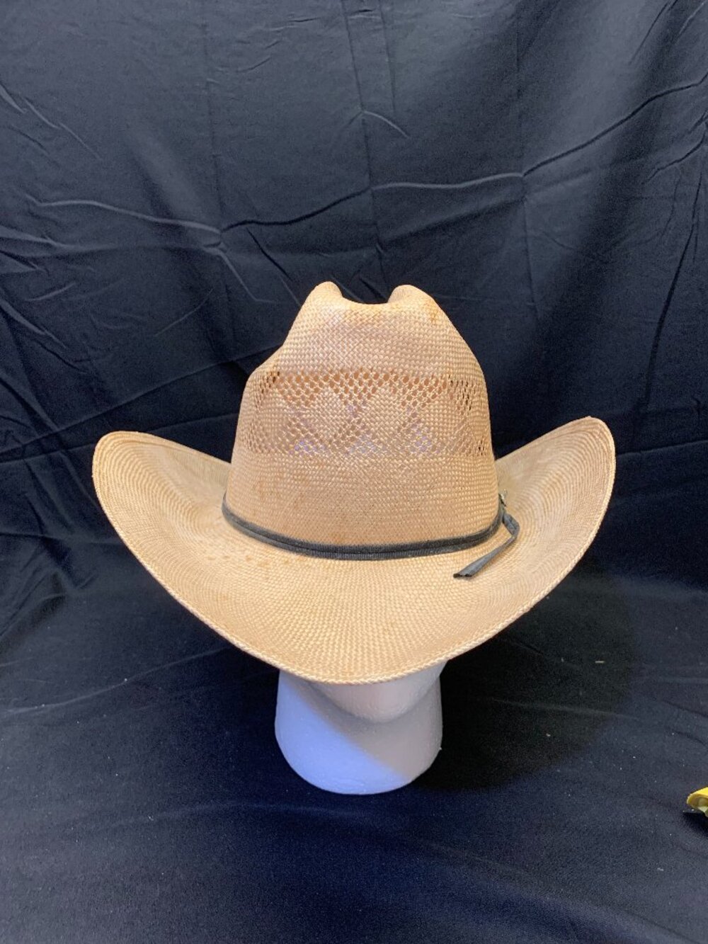 VTG Stetson Woven Straw Cowboy Hat "RoadRunner" Size 7 1/8